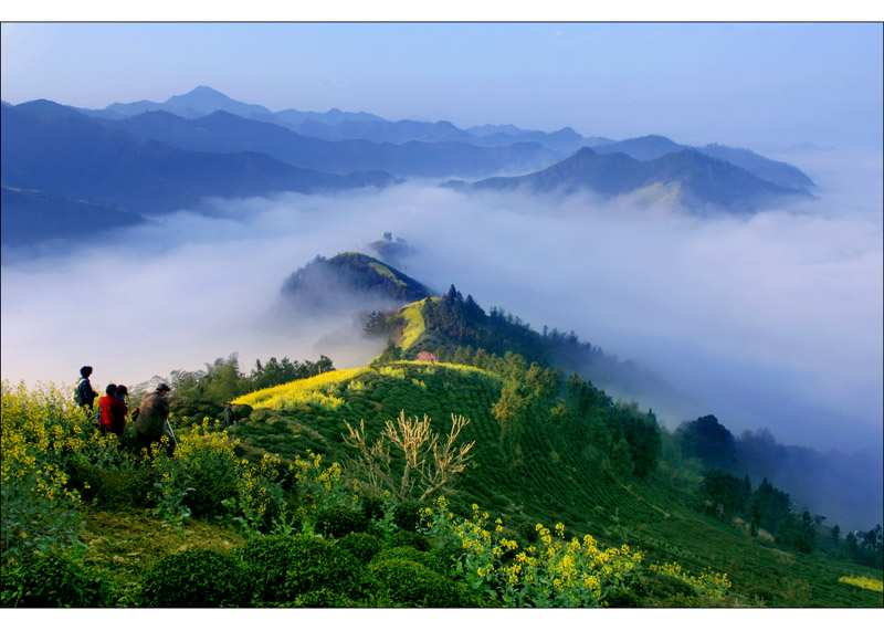 安徽石潭行----云海苍山 摄影 帕瓦龙