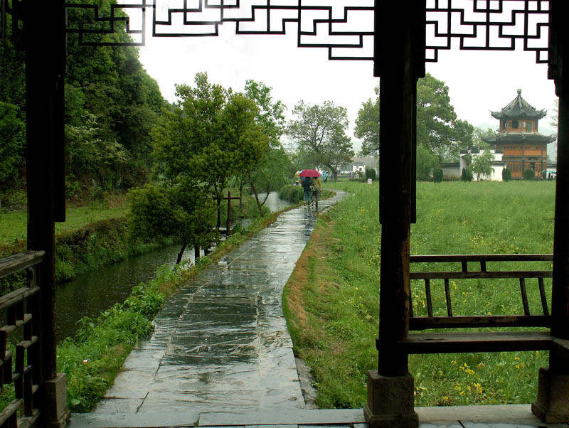 雨中婺源　2 摄影 蕉窗听雨