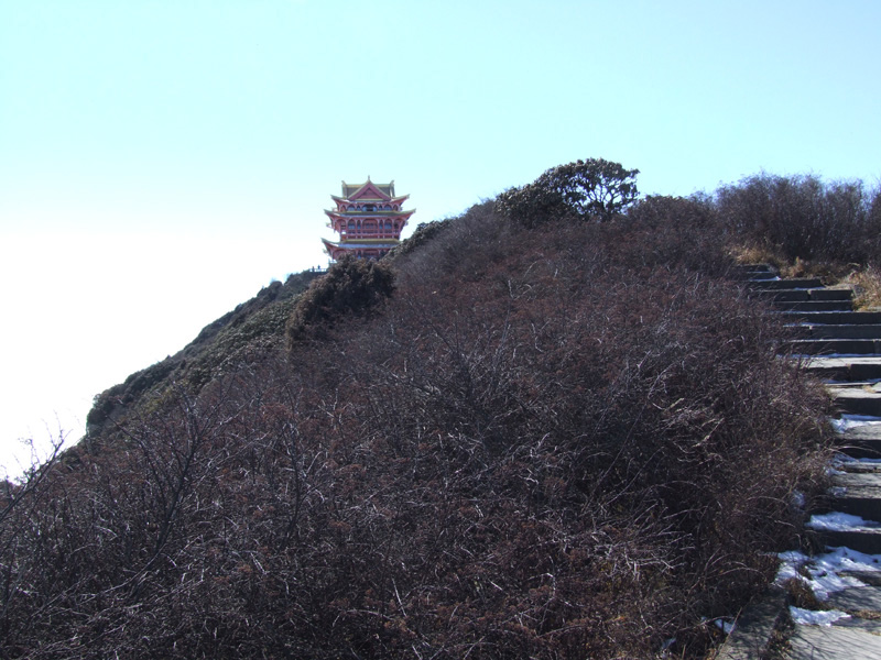 山顶上的寺庙 摄影 小小鱼