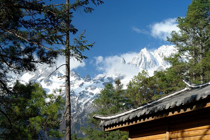 圣洁的玉龙山 摄影 涧草堂主