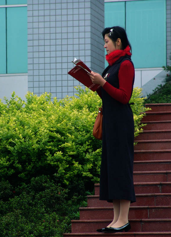 高校女孩 摄影 游山水