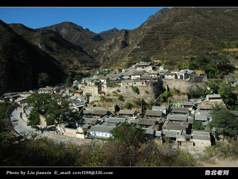 爨底下古山村_全景图之三 摄影 鲁北老刘