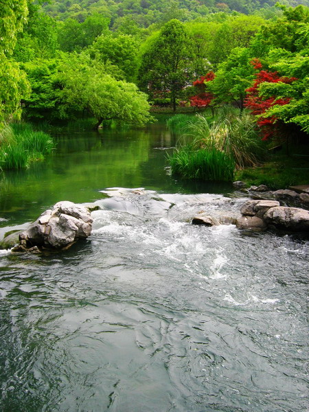 幽谷听泉 摄影 quhong