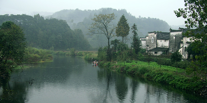 烟雨山村 摄影 jiarong