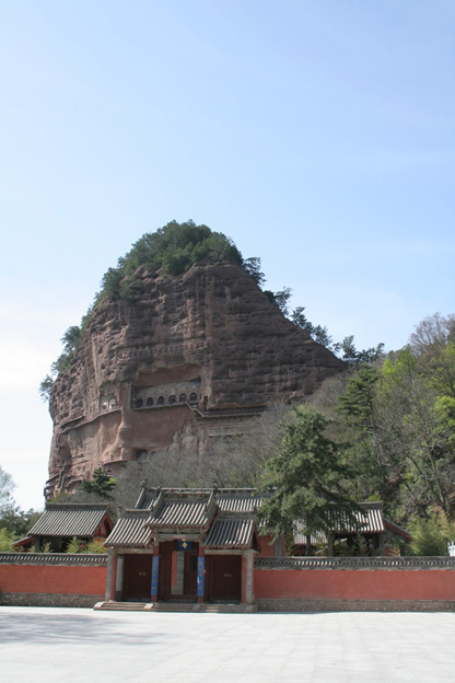 麦积山 摄影 abatou