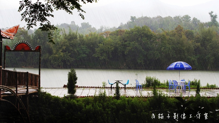 雨景 摄影 雨后_斜阳