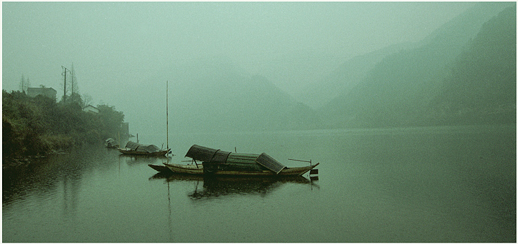 移舟泊烟渚 摄影 雨亦奇