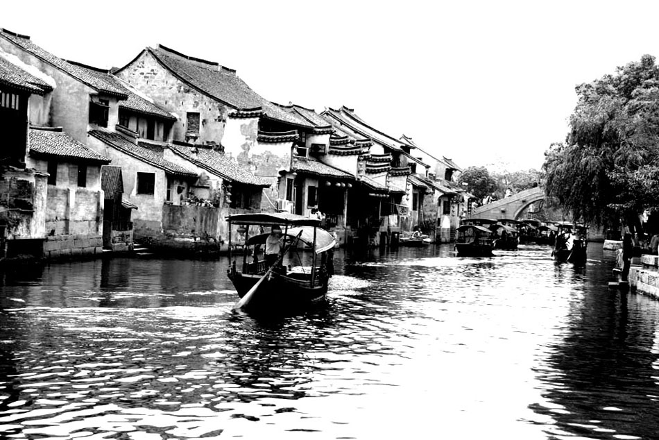 梦里水乡 摄影 油画风景