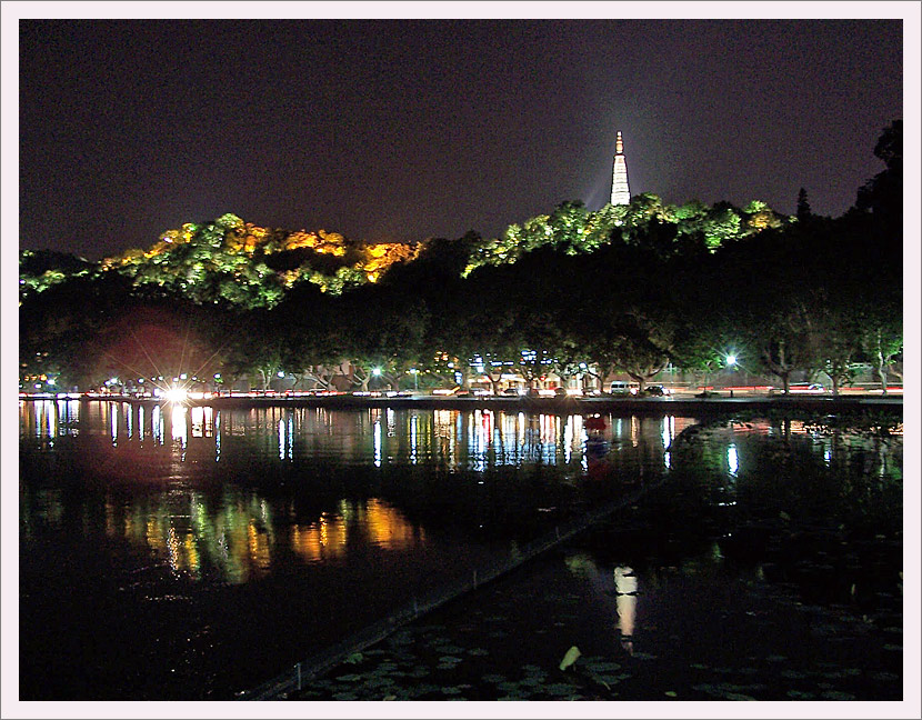 西湖夜景 摄影 三江论语