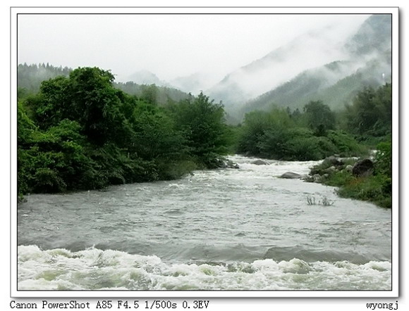 高山上的小河 摄影 wyongj