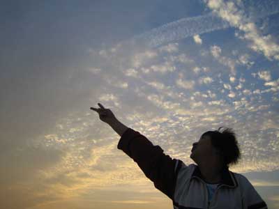 天空 摄影 深红粉红