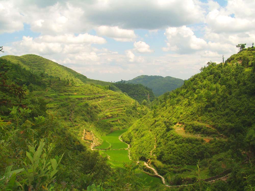 山坳 摄影 阿禅