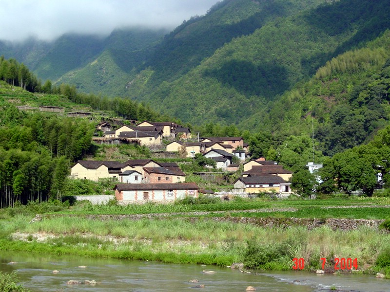 山村诗画 摄影 三色叶