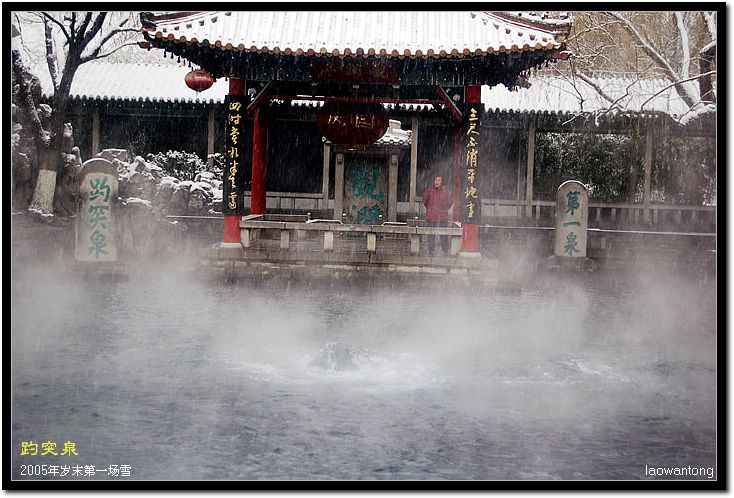 雪中趵突泉 摄影 老山东