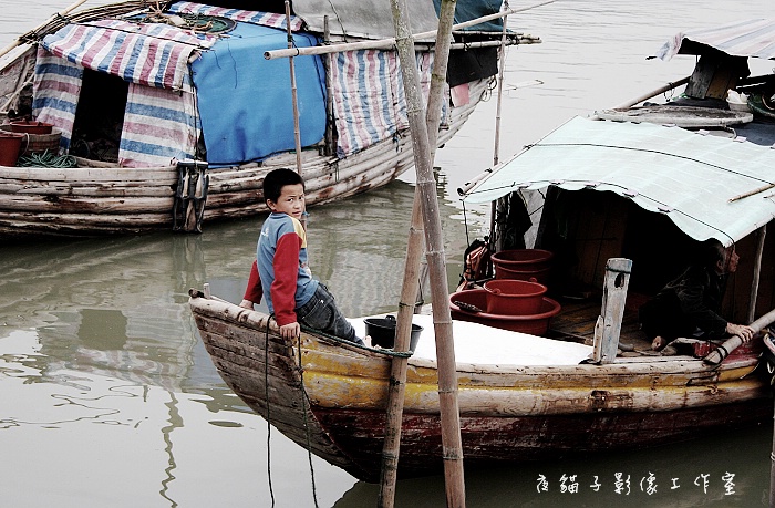 连家船民 摄影 雨后_斜阳