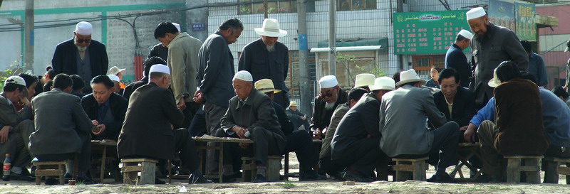 街头棋手 摄影 水上漂