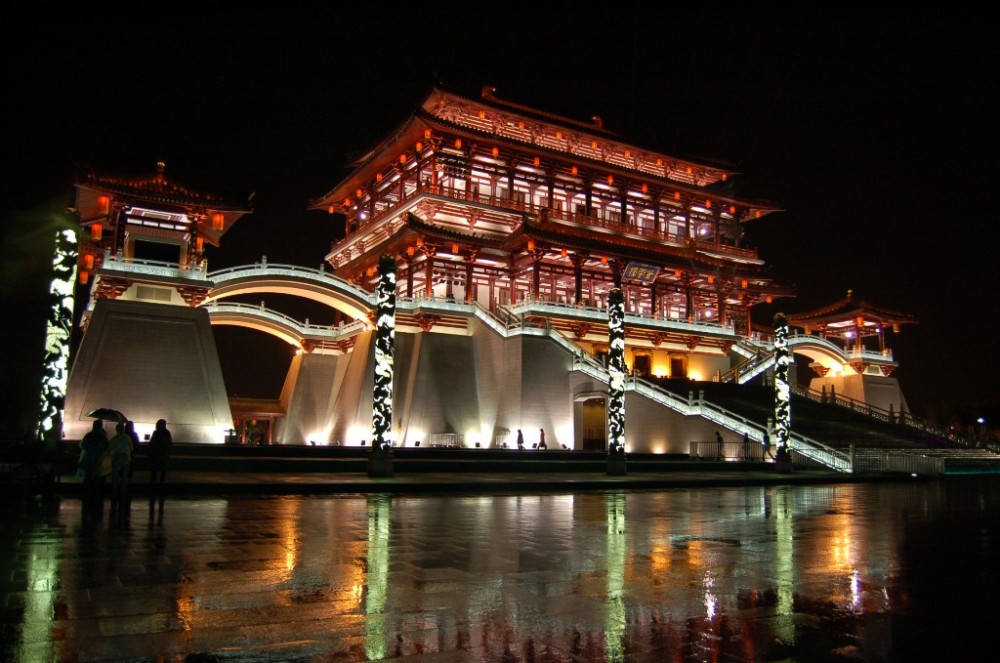 大唐芙蓉园夜景 摄影 留恋自然