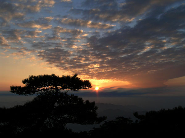 日出黄山霞满天 摄影 东方一耳