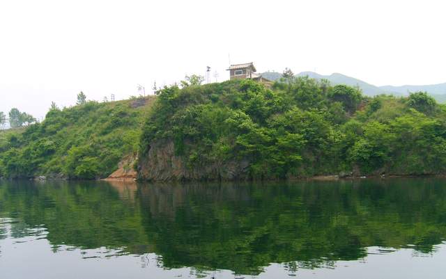 草河对岸的朝鲜 摄影 盛京