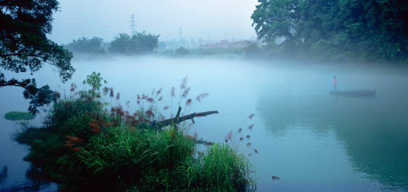 半江凉雨半江露 摄影 无中生有