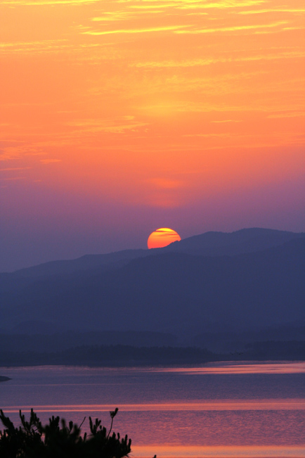 夕阳西下 摄影 老村夫