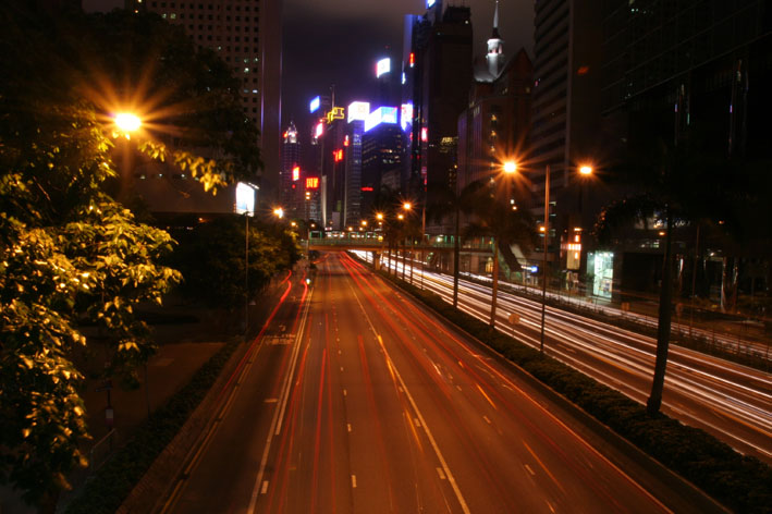 香港之夜 摄影 无言之谢