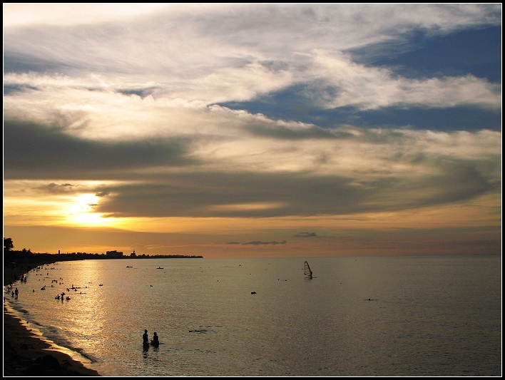 夕照海滨 摄影 lantianma