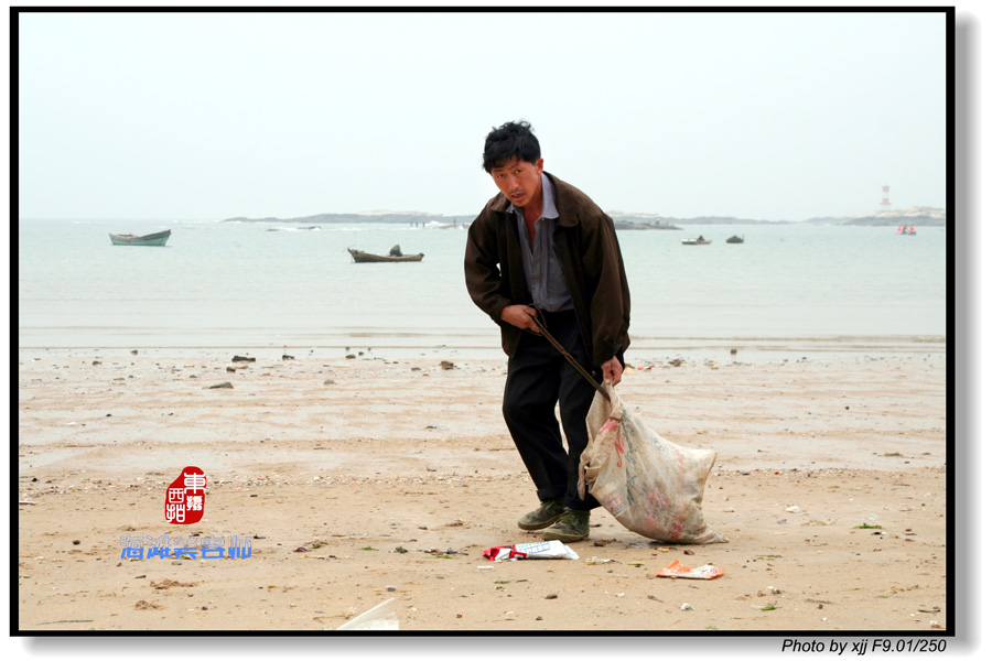 海滩美容师. 摄影 东摄西拍