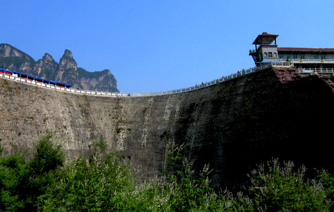 子房湖大坝 摄影 free的天空