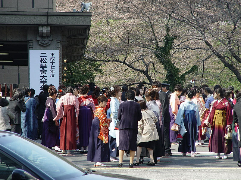 学习-借外面礼堂举行的毕业典礼 摄影 老知青刘琪