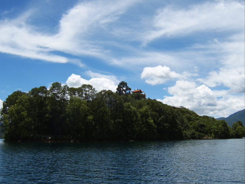 泸沽湖湖心岛 摄影 红后代