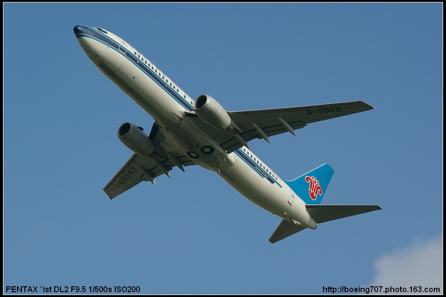 南航波音737 TAKE OFF 摄影 boeing707