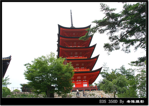 厳島神社　五重塔 摄影 chenyihao