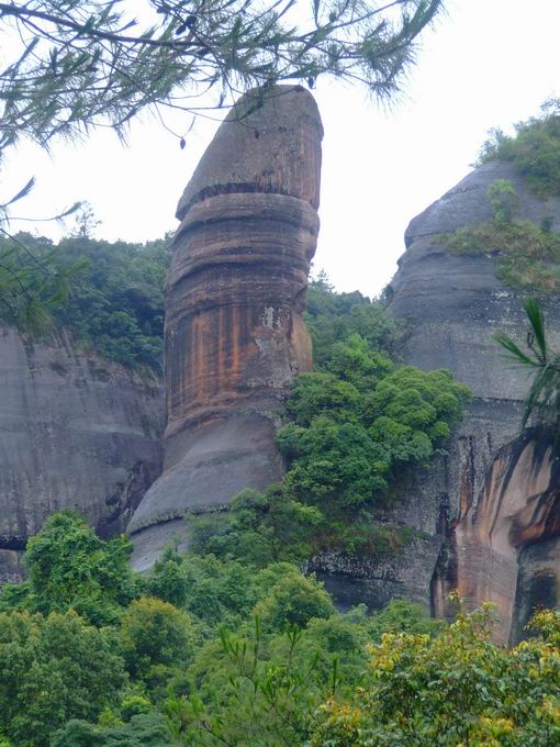 丹霞山《阳元石》近景 摄影 旭日天堂鸟