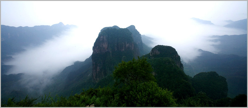 雾锁青山 摄影 图游天下