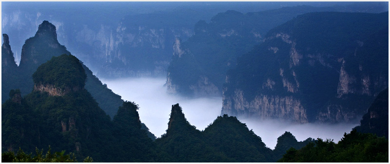 雾锁太行山 摄影 图游天下