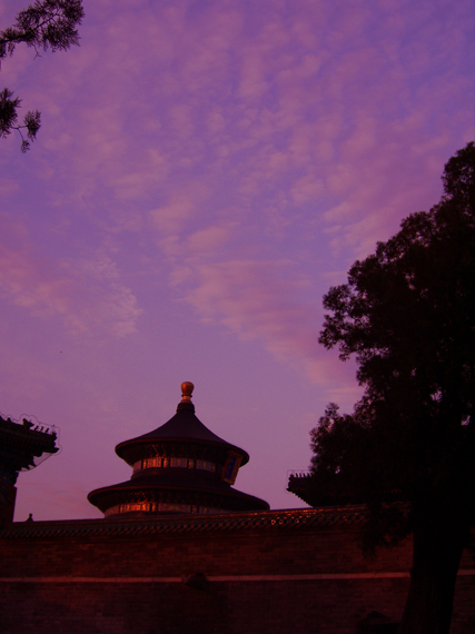 （原创）天坛与彩云 摄影 姚顺