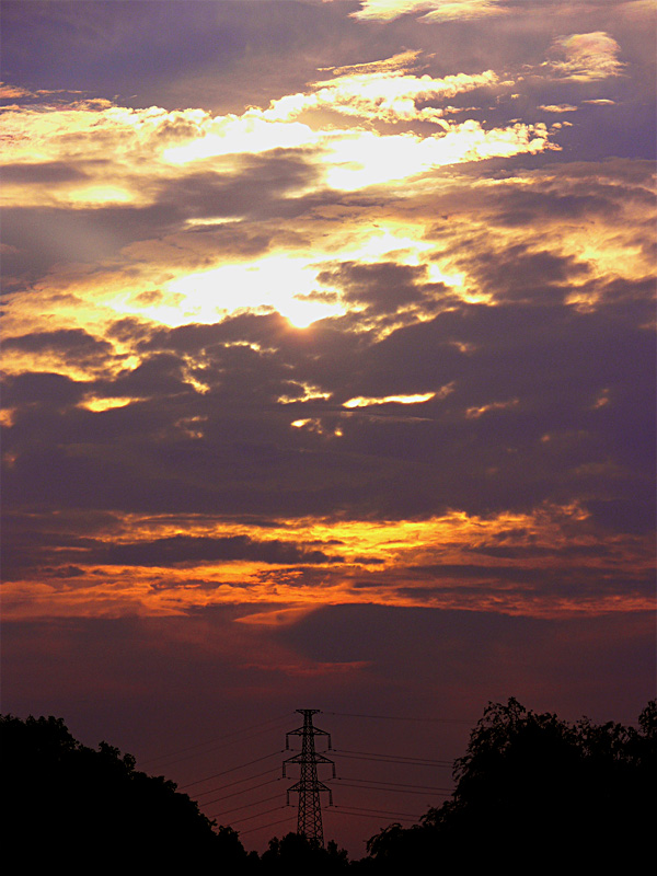 夕阳 摄影 老赵