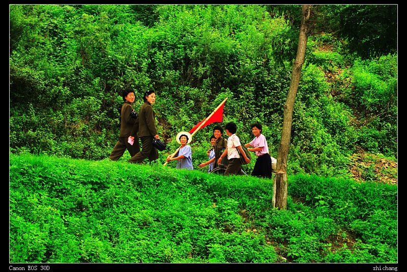 朝鲜人民 摄影 zhichang