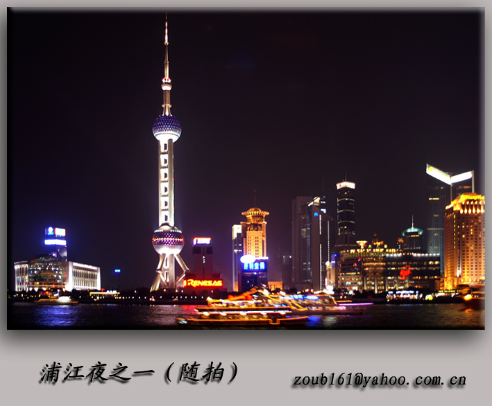 浦江夜之一(随拍) 摄影 山谷虎啸
