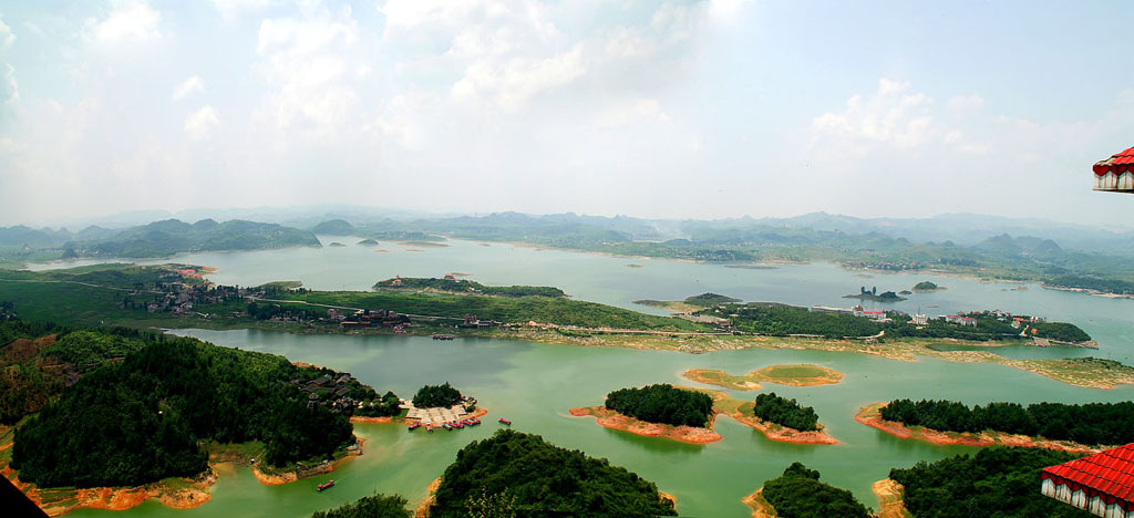 红枫湖全景 摄影 青龙侠