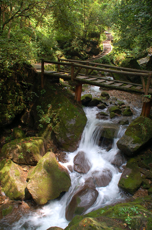 小桥流水 摄影 风光在险峰