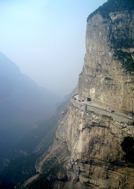 绵山：绝壁公路 摄影 舞之飞雪