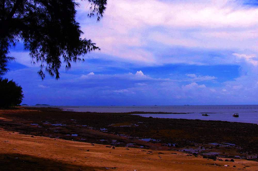 海湾黄昏 摄影 小小鸭