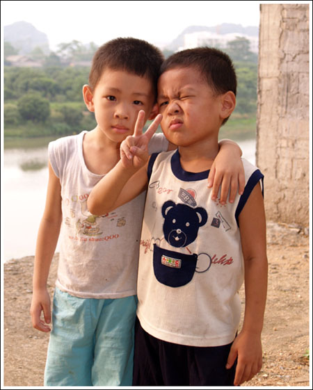 哥俩好 摄影 一鸣