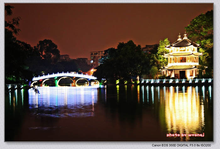 柳侯夜景 摄影 wyongj