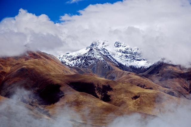 雪域神山 摄影 萧湘子