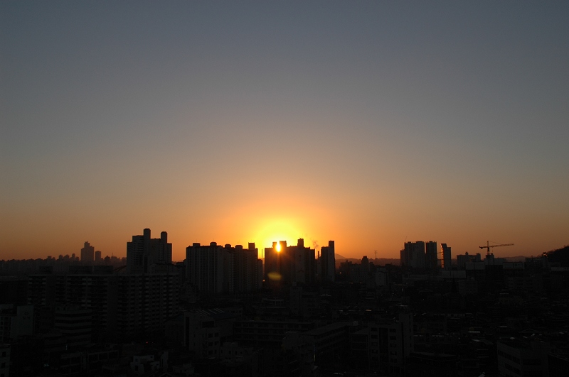 落日 摄影 奥运五环