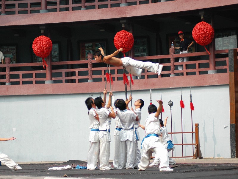 刀枪不入-武术表演 摄影 渔樵唱和