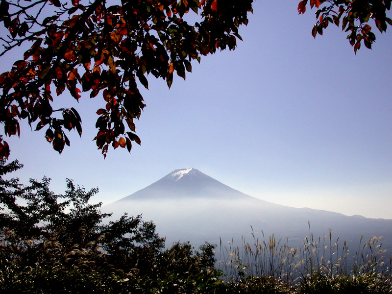 秋天的富士山 摄影 丽江西